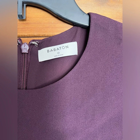 Aritizia Babaton Patricio Dress color wine purple size 0 - Picture 4 of 8